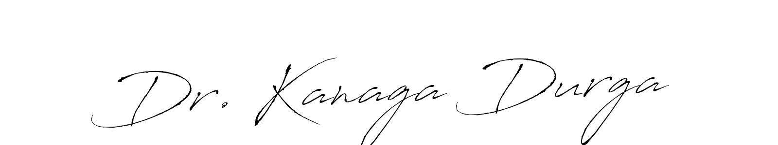 Create a beautiful signature design for name Dr. Kanaga Durga. With this signature (Antro_Vectra) fonts, you can make a handwritten signature for free. Dr. Kanaga Durga signature style 6 images and pictures png