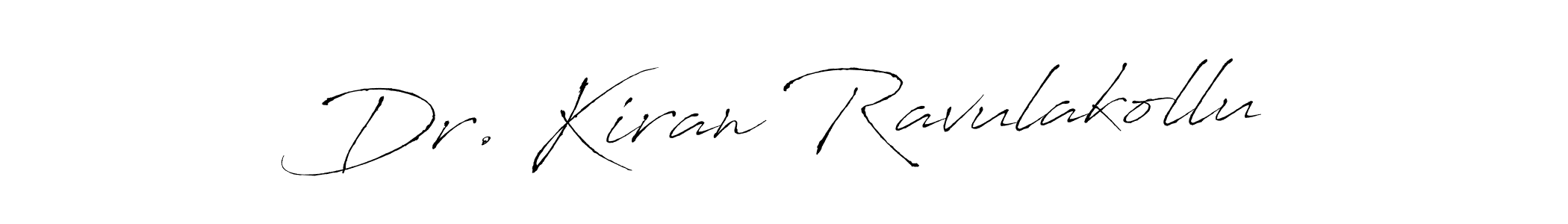 Create a beautiful signature design for name Dr. Kiran Ravulakollu. With this signature (Antro_Vectra) fonts, you can make a handwritten signature for free. Dr. Kiran Ravulakollu signature style 6 images and pictures png