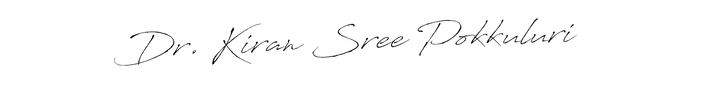 See photos of Dr. Kiran Sree Pokkuluri official signature by Spectra . Check more albums & portfolios. Read reviews & check more about Antro_Vectra font. Dr. Kiran Sree Pokkuluri signature style 6 images and pictures png