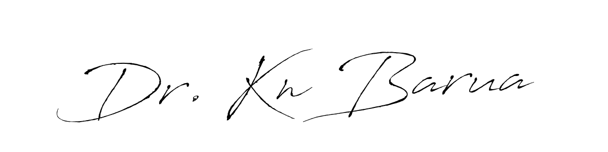 You should practise on your own different ways (Antro_Vectra) to write your name (Dr. Kn Barua) in signature. don't let someone else do it for you. Dr. Kn Barua signature style 6 images and pictures png