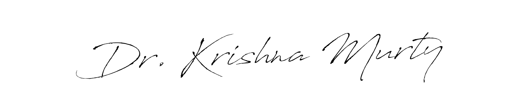 It looks lik you need a new signature style for name Dr. Krishna Murty. Design unique handwritten (Antro_Vectra) signature with our free signature maker in just a few clicks. Dr. Krishna Murty signature style 6 images and pictures png