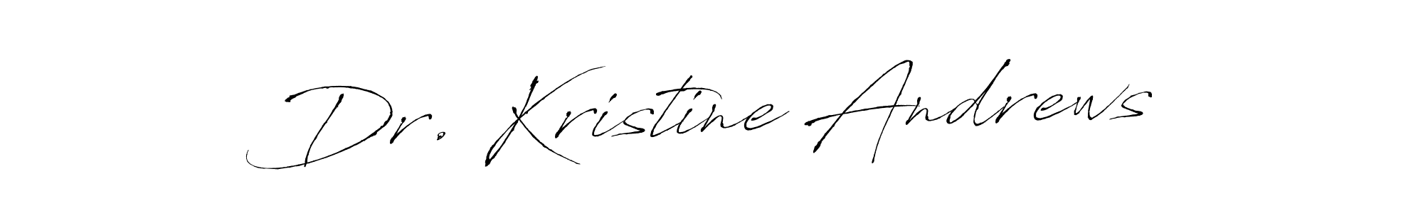 Once you've used our free online signature maker to create your best signature Antro_Vectra style, it's time to enjoy all of the benefits that Dr. Kristine Andrews name signing documents. Dr. Kristine Andrews signature style 6 images and pictures png