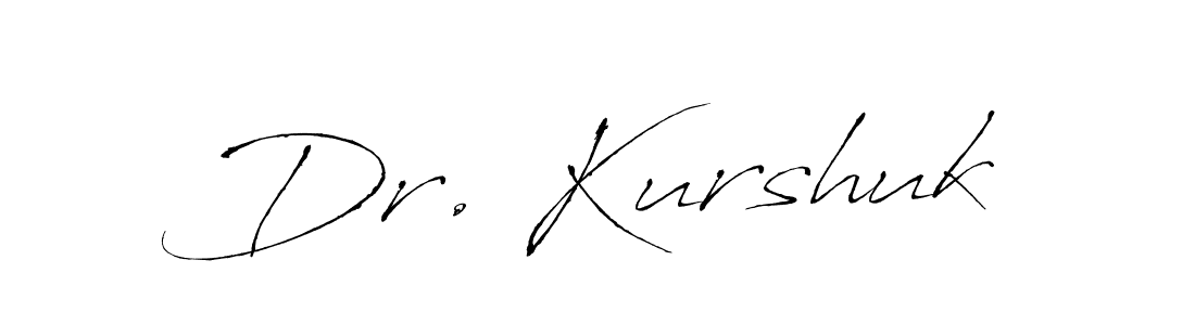 Use a signature maker to create a handwritten signature online. With this signature software, you can design (Antro_Vectra) your own signature for name Dr. Kurshuk. Dr. Kurshuk signature style 6 images and pictures png