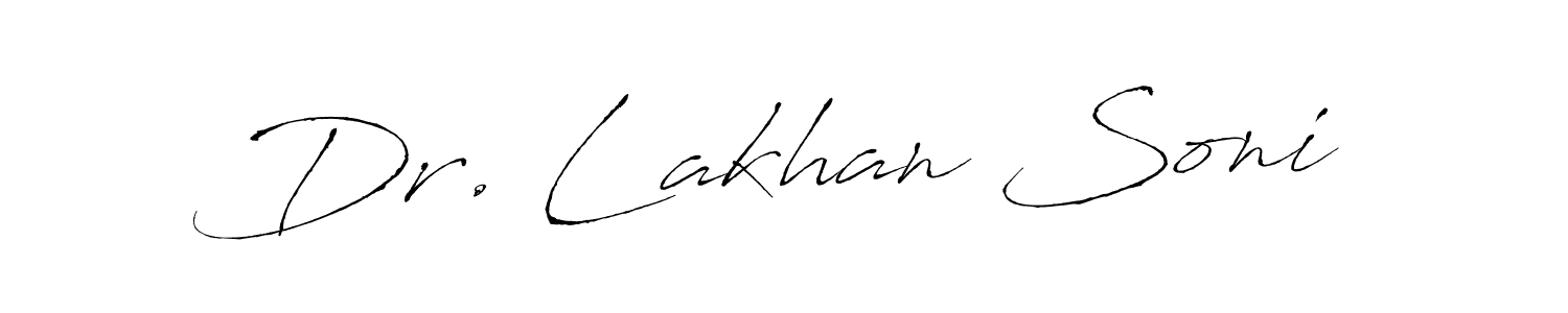 How to make Dr. Lakhan Soni signature? Antro_Vectra is a professional autograph style. Create handwritten signature for Dr. Lakhan Soni name. Dr. Lakhan Soni signature style 6 images and pictures png