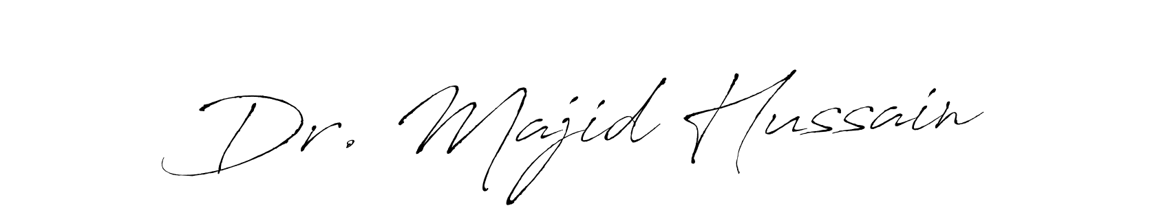 Dr. Majid Hussain stylish signature style. Best Handwritten Sign (Antro_Vectra) for my name. Handwritten Signature Collection Ideas for my name Dr. Majid Hussain. Dr. Majid Hussain signature style 6 images and pictures png