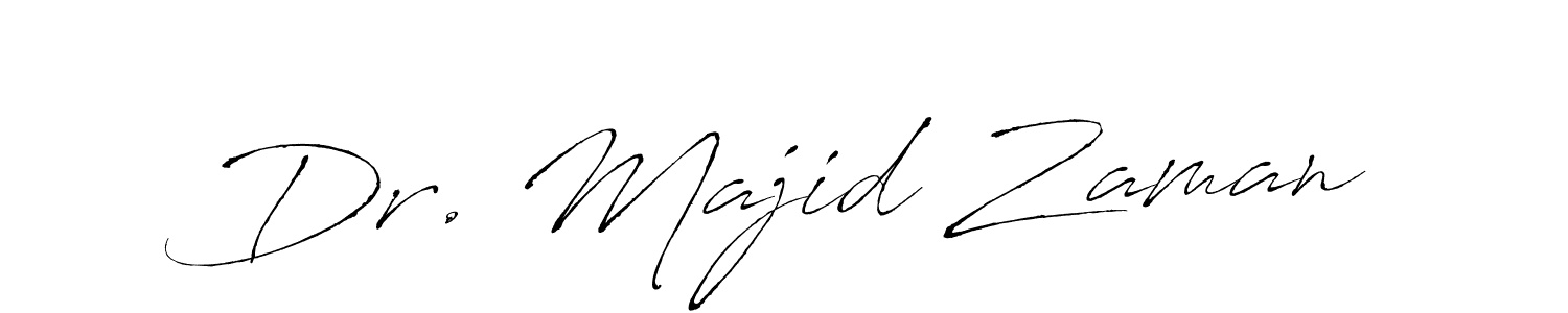 How to make Dr. Majid Zaman signature? Antro_Vectra is a professional autograph style. Create handwritten signature for Dr. Majid Zaman name. Dr. Majid Zaman signature style 6 images and pictures png