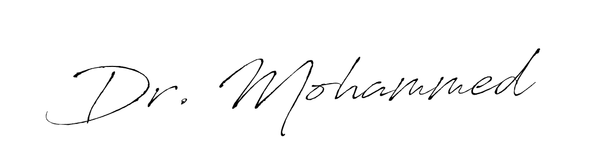 This is the best signature style for the Dr. Mohammed name. Also you like these signature font (Antro_Vectra). Mix name signature. Dr. Mohammed signature style 6 images and pictures png