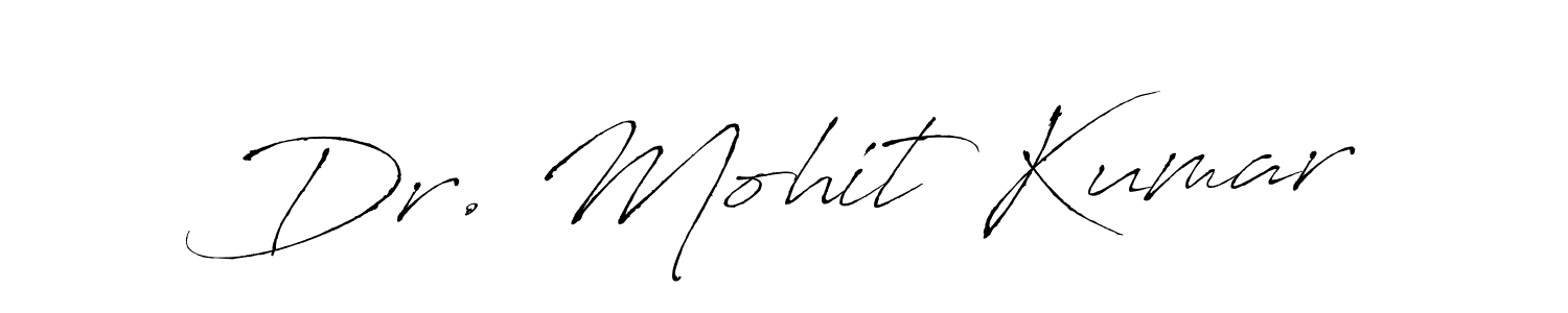 Make a short Dr. Mohit Kumar signature style. Manage your documents anywhere anytime using Antro_Vectra. Create and add eSignatures, submit forms, share and send files easily. Dr. Mohit Kumar signature style 6 images and pictures png