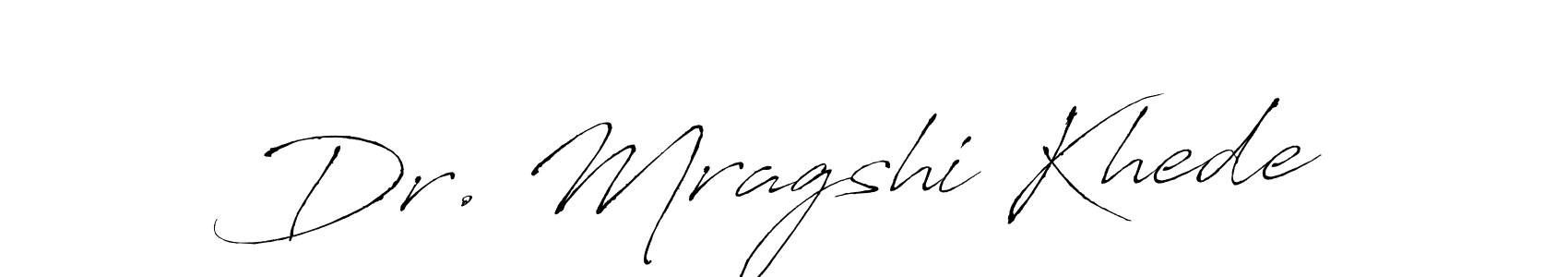 You can use this online signature creator to create a handwritten signature for the name Dr. Mragshi Khede. This is the best online autograph maker. Dr. Mragshi Khede signature style 6 images and pictures png