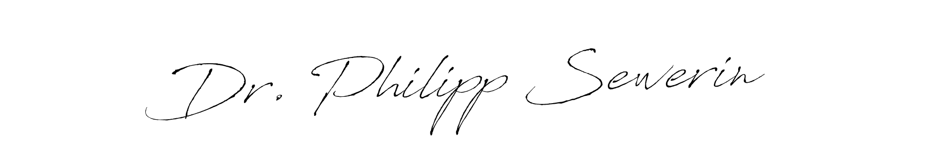 Design your own signature with our free online signature maker. With this signature software, you can create a handwritten (Antro_Vectra) signature for name Dr. Philipp Sewerin. Dr. Philipp Sewerin signature style 6 images and pictures png