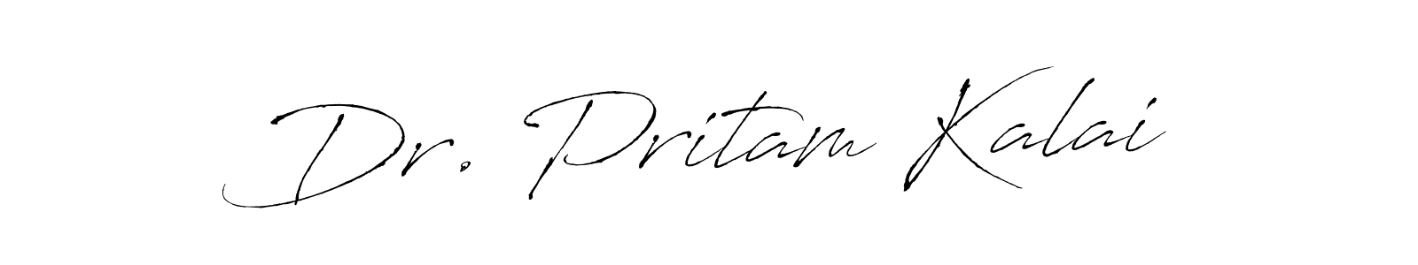 Make a beautiful signature design for name Dr. Pritam Kalai. With this signature (Antro_Vectra) style, you can create a handwritten signature for free. Dr. Pritam Kalai signature style 6 images and pictures png