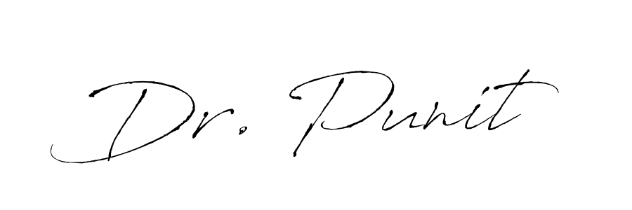 Create a beautiful signature design for name Dr. Punit. With this signature (Antro_Vectra) fonts, you can make a handwritten signature for free. Dr. Punit signature style 6 images and pictures png