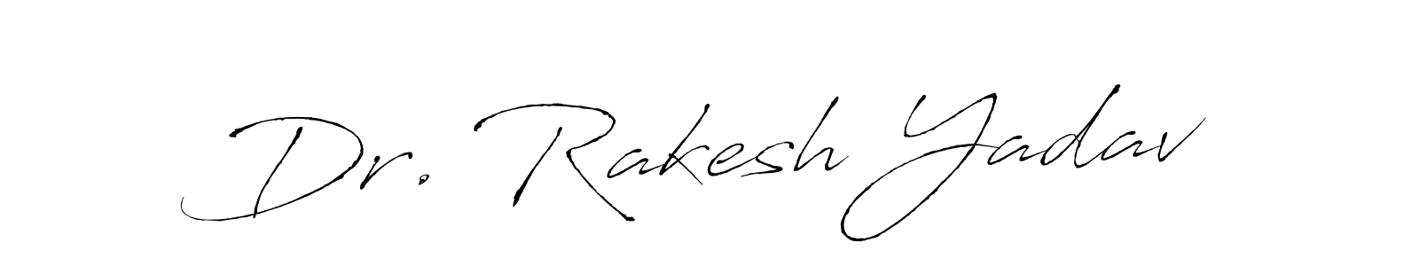 This is the best signature style for the Dr. Rakesh Yadav name. Also you like these signature font (Antro_Vectra). Mix name signature. Dr. Rakesh Yadav signature style 6 images and pictures png