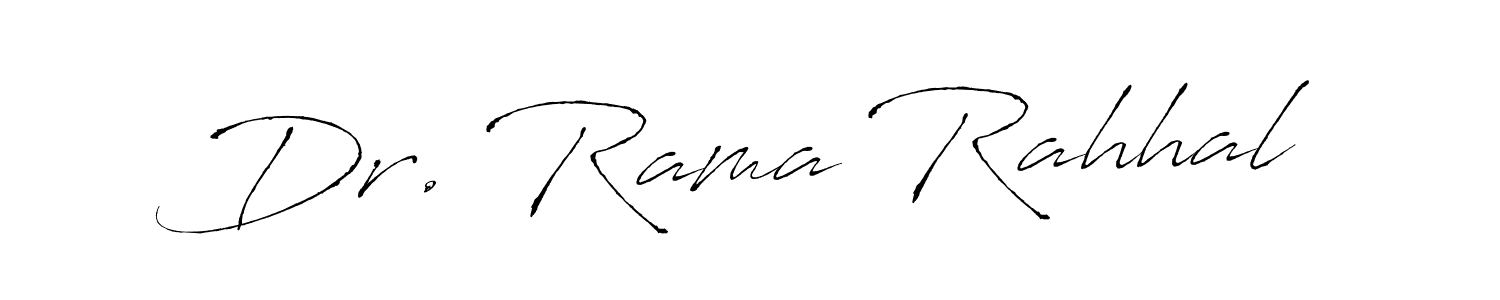 Create a beautiful signature design for name Dr. Rama Rahhal. With this signature (Antro_Vectra) fonts, you can make a handwritten signature for free. Dr. Rama Rahhal signature style 6 images and pictures png