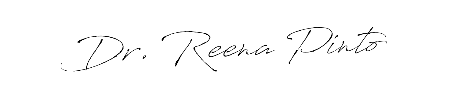 Make a beautiful signature design for name Dr. Reena Pinto. With this signature (Antro_Vectra) style, you can create a handwritten signature for free. Dr. Reena Pinto signature style 6 images and pictures png