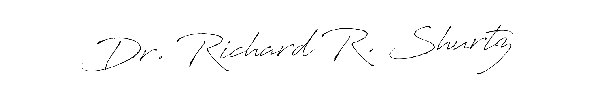 It looks lik you need a new signature style for name Dr. Richard R. Shurtz. Design unique handwritten (Antro_Vectra) signature with our free signature maker in just a few clicks. Dr. Richard R. Shurtz signature style 6 images and pictures png