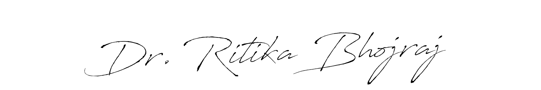 You should practise on your own different ways (Antro_Vectra) to write your name (Dr. Ritika Bhojraj) in signature. don't let someone else do it for you. Dr. Ritika Bhojraj signature style 6 images and pictures png