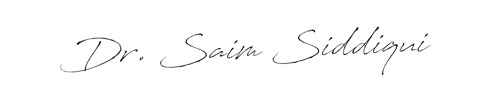 Similarly Antro_Vectra is the best handwritten signature design. Signature creator online .You can use it as an online autograph creator for name Dr. Saim Siddiqui. Dr. Saim Siddiqui signature style 6 images and pictures png