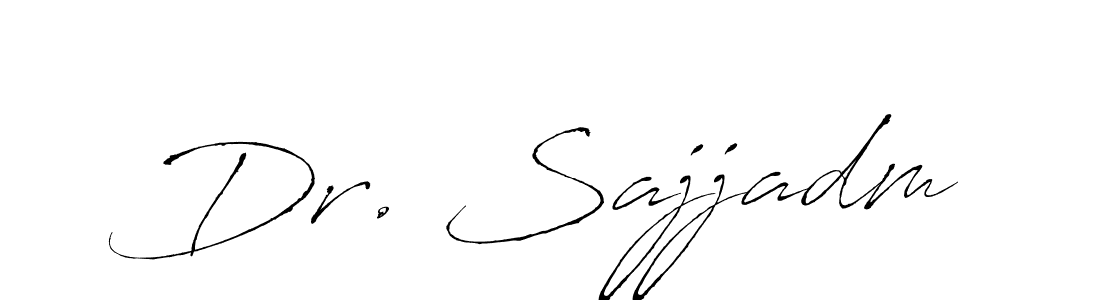 Dr. Sajjadm stylish signature style. Best Handwritten Sign (Antro_Vectra) for my name. Handwritten Signature Collection Ideas for my name Dr. Sajjadm. Dr. Sajjadm signature style 6 images and pictures png