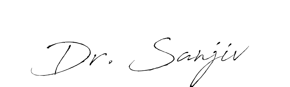 It looks lik you need a new signature style for name Dr. Sanjiv. Design unique handwritten (Antro_Vectra) signature with our free signature maker in just a few clicks. Dr. Sanjiv signature style 6 images and pictures png