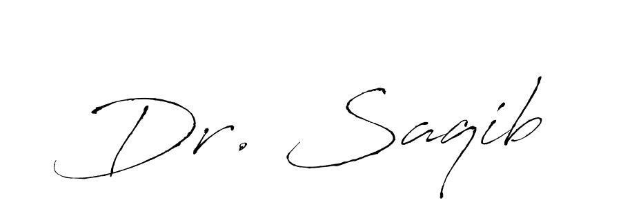 Also we have Dr. Saqib name is the best signature style. Create professional handwritten signature collection using Antro_Vectra autograph style. Dr. Saqib signature style 6 images and pictures png