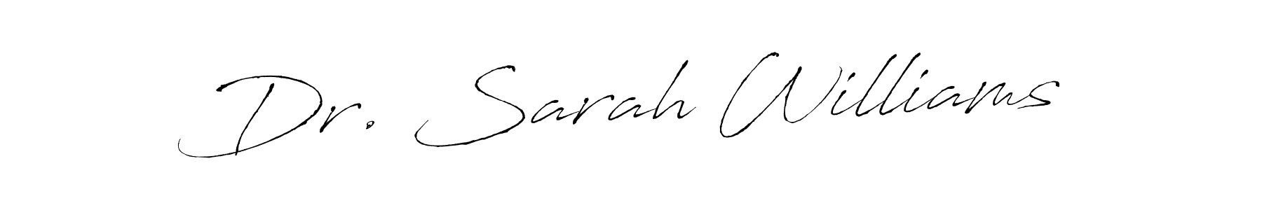 Also we have Dr. Sarah Williams name is the best signature style. Create professional handwritten signature collection using Antro_Vectra autograph style. Dr. Sarah Williams signature style 6 images and pictures png