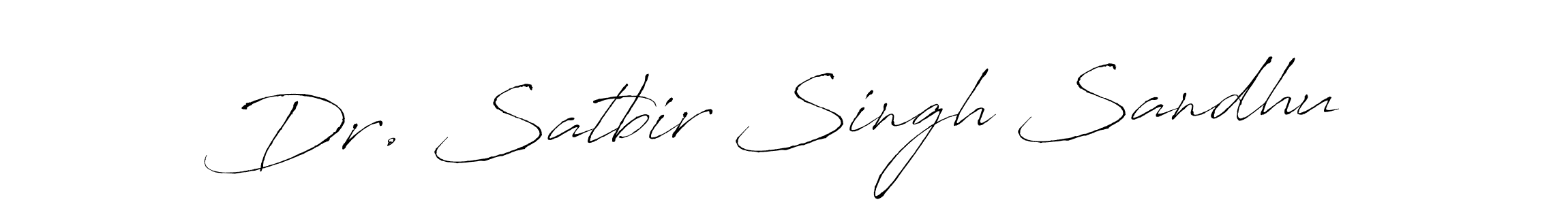 Dr. Satbir Singh Sandhu stylish signature style. Best Handwritten Sign (Antro_Vectra) for my name. Handwritten Signature Collection Ideas for my name Dr. Satbir Singh Sandhu. Dr. Satbir Singh Sandhu signature style 6 images and pictures png