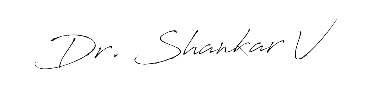 It looks lik you need a new signature style for name Dr. Shankar V. Design unique handwritten (Antro_Vectra) signature with our free signature maker in just a few clicks. Dr. Shankar V signature style 6 images and pictures png