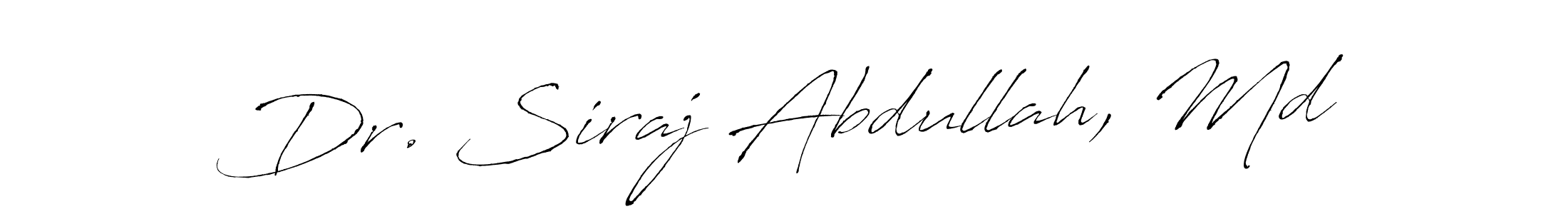 See photos of Dr. Siraj Abdullah, Md official signature by Spectra . Check more albums & portfolios. Read reviews & check more about Antro_Vectra font. Dr. Siraj Abdullah, Md signature style 6 images and pictures png