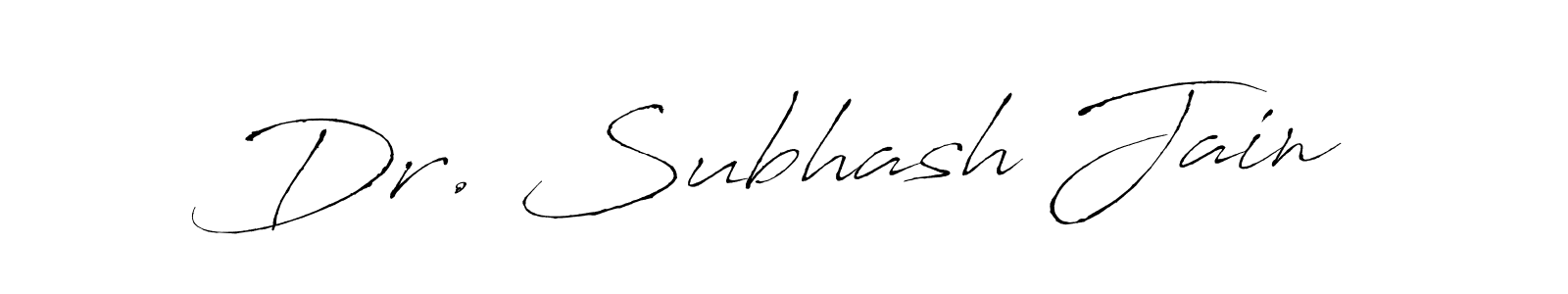 Also we have Dr. Subhash Jain name is the best signature style. Create professional handwritten signature collection using Antro_Vectra autograph style. Dr. Subhash Jain signature style 6 images and pictures png