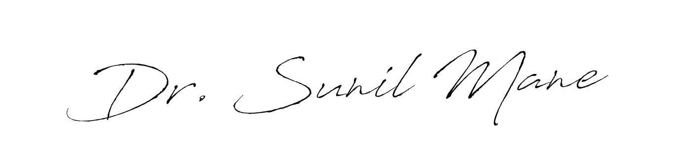 Make a beautiful signature design for name Dr. Sunil Mane. Use this online signature maker to create a handwritten signature for free. Dr. Sunil Mane signature style 6 images and pictures png