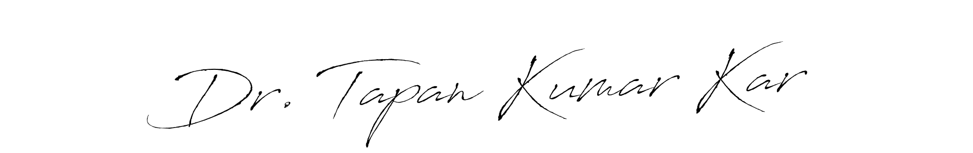 Antro_Vectra is a professional signature style that is perfect for those who want to add a touch of class to their signature. It is also a great choice for those who want to make their signature more unique. Get Dr. Tapan Kumar Kar name to fancy signature for free. Dr. Tapan Kumar Kar signature style 6 images and pictures png