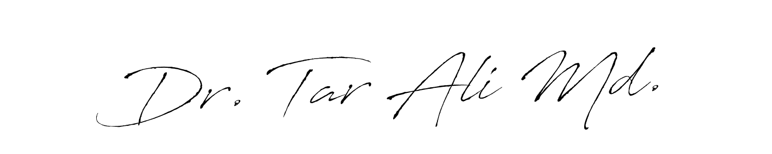 See photos of Dr. Tar Ali Md. official signature by Spectra . Check more albums & portfolios. Read reviews & check more about Antro_Vectra font. Dr. Tar Ali Md. signature style 6 images and pictures png