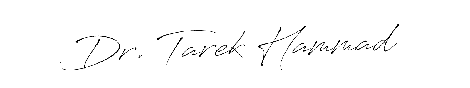 Dr. Tarek Hammad stylish signature style. Best Handwritten Sign (Antro_Vectra) for my name. Handwritten Signature Collection Ideas for my name Dr. Tarek Hammad. Dr. Tarek Hammad signature style 6 images and pictures png