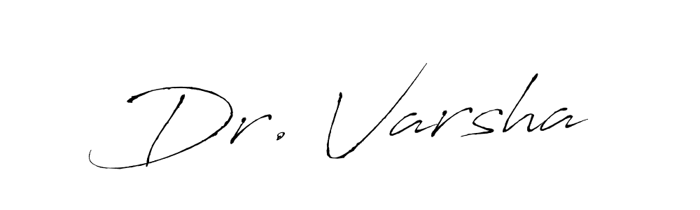 How to make Dr. Varsha signature? Antro_Vectra is a professional autograph style. Create handwritten signature for Dr. Varsha name. Dr. Varsha signature style 6 images and pictures png