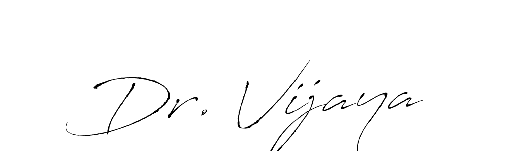 How to make Dr. Vijaya signature? Antro_Vectra is a professional autograph style. Create handwritten signature for Dr. Vijaya name. Dr. Vijaya signature style 6 images and pictures png