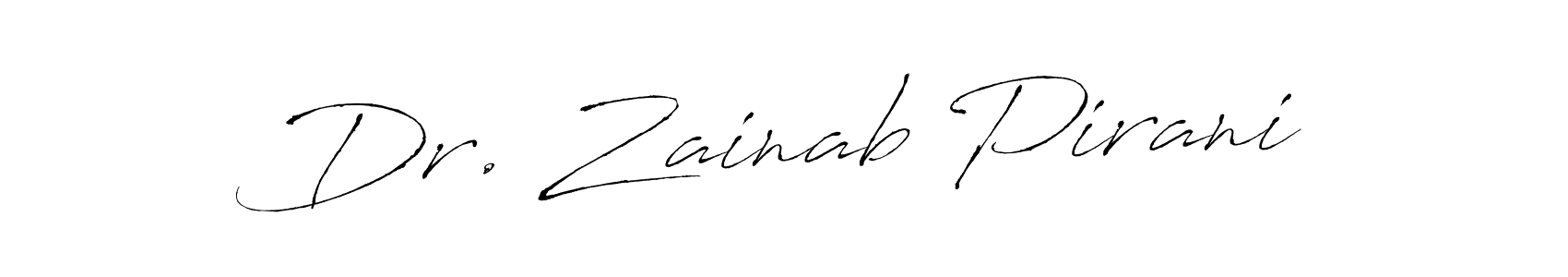 Make a beautiful signature design for name Dr. Zainab Pirani. Use this online signature maker to create a handwritten signature for free. Dr. Zainab Pirani signature style 6 images and pictures png
