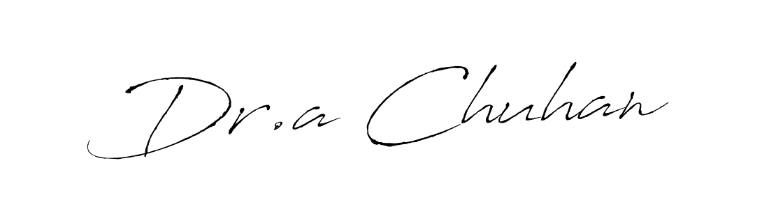 Best and Professional Signature Style for Dr.a Chuhan. Antro_Vectra Best Signature Style Collection. Dr.a Chuhan signature style 6 images and pictures png