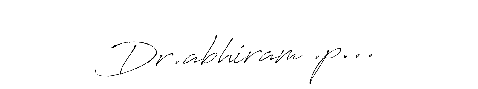 Similarly Antro_Vectra is the best handwritten signature design. Signature creator online .You can use it as an online autograph creator for name Dr.abhiram .p.... Dr.abhiram .p... signature style 6 images and pictures png