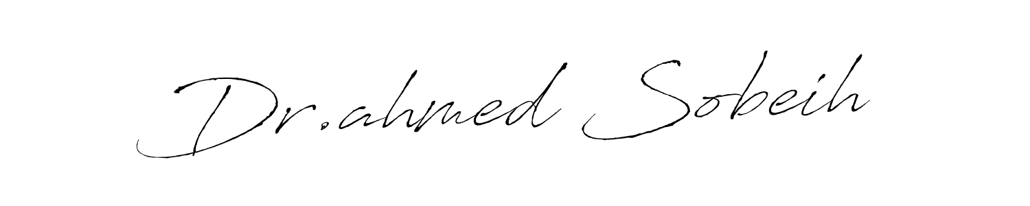 Create a beautiful signature design for name Dr.ahmed Sobeih. With this signature (Antro_Vectra) fonts, you can make a handwritten signature for free. Dr.ahmed Sobeih signature style 6 images and pictures png