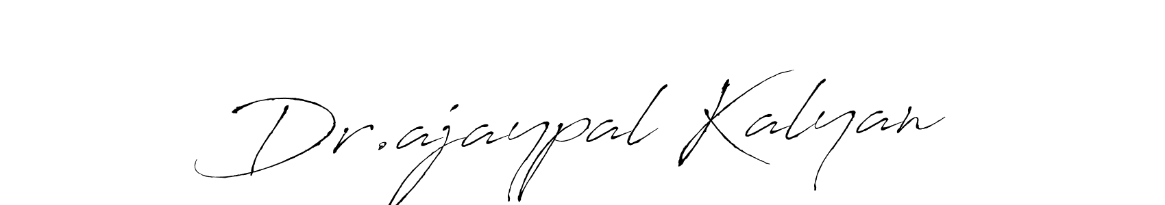 It looks lik you need a new signature style for name Dr.ajaypal Kalyan. Design unique handwritten (Antro_Vectra) signature with our free signature maker in just a few clicks. Dr.ajaypal Kalyan signature style 6 images and pictures png