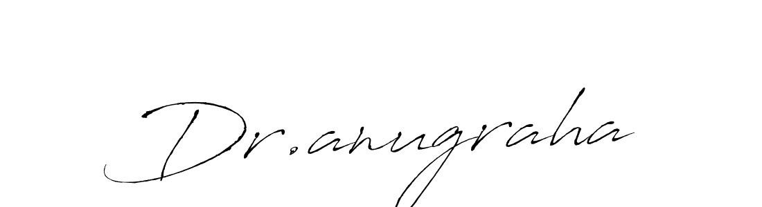 Design your own signature with our free online signature maker. With this signature software, you can create a handwritten (Antro_Vectra) signature for name Dr.anugraha. Dr.anugraha signature style 6 images and pictures png