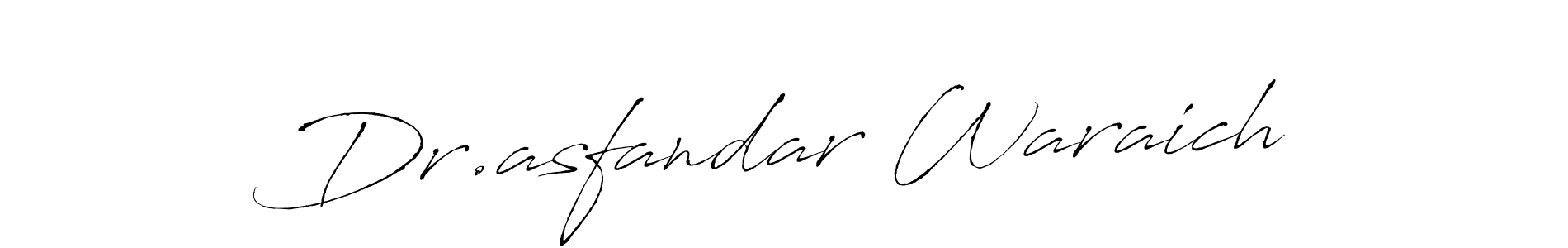Make a beautiful signature design for name Dr.asfandar Waraich. Use this online signature maker to create a handwritten signature for free. Dr.asfandar Waraich signature style 6 images and pictures png