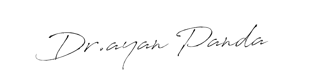 Also we have Dr.ayan Panda name is the best signature style. Create professional handwritten signature collection using Antro_Vectra autograph style. Dr.ayan Panda signature style 6 images and pictures png