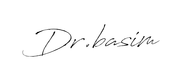 Create a beautiful signature design for name Dr.basim. With this signature (Antro_Vectra) fonts, you can make a handwritten signature for free. Dr.basim signature style 6 images and pictures png