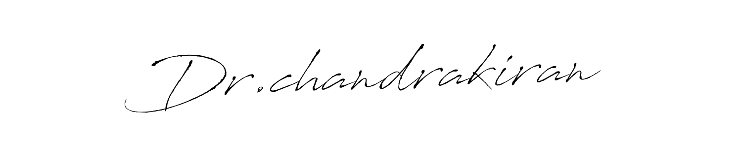 Antro_Vectra is a professional signature style that is perfect for those who want to add a touch of class to their signature. It is also a great choice for those who want to make their signature more unique. Get Dr.chandrakiran name to fancy signature for free. Dr.chandrakiran signature style 6 images and pictures png