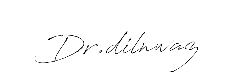 How to make Dr.dilnwaz signature? Antro_Vectra is a professional autograph style. Create handwritten signature for Dr.dilnwaz name. Dr.dilnwaz signature style 6 images and pictures png