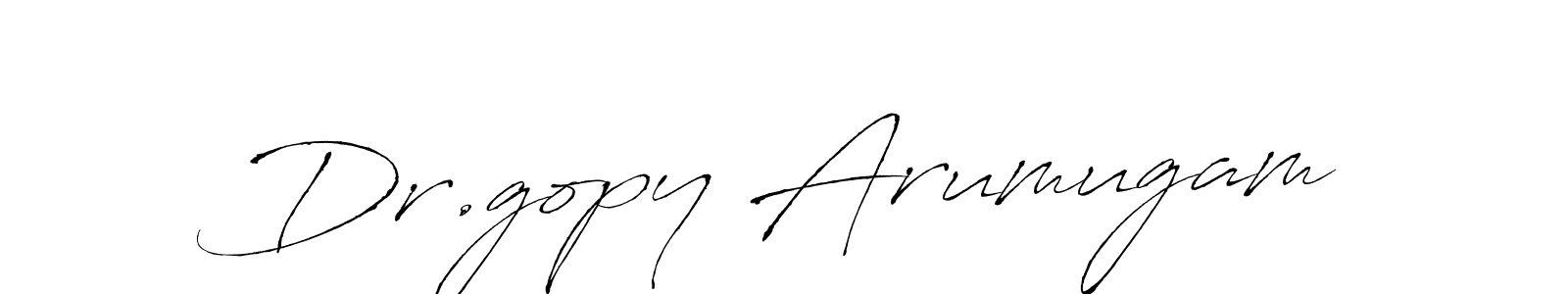 The best way (Antro_Vectra) to make a short signature is to pick only two or three words in your name. The name Dr.gopy Arumugam include a total of six letters. For converting this name. Dr.gopy Arumugam signature style 6 images and pictures png