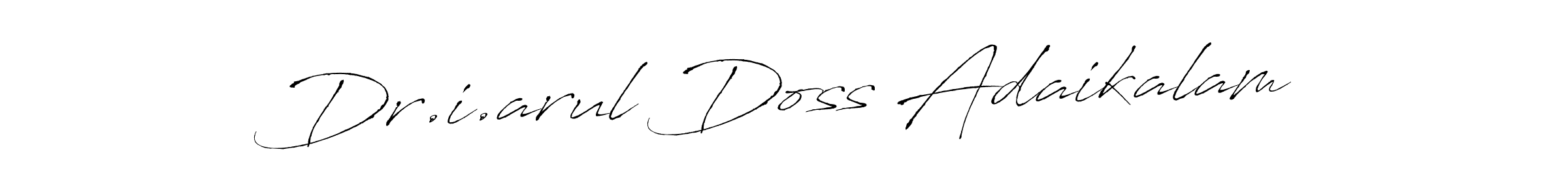 Once you've used our free online signature maker to create your best signature Antro_Vectra style, it's time to enjoy all of the benefits that Dr.i.arul Doss Adaikalam name signing documents. Dr.i.arul Doss Adaikalam signature style 6 images and pictures png