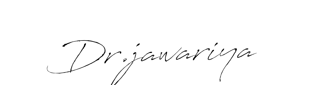 It looks lik you need a new signature style for name Dr.jawariya. Design unique handwritten (Antro_Vectra) signature with our free signature maker in just a few clicks. Dr.jawariya signature style 6 images and pictures png